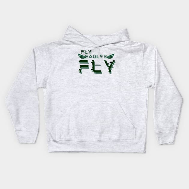 Fly eagles fly -Philadelphia Eagles Kids Hoodie by Whisky1111